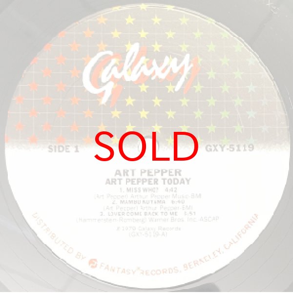 画像2: ART PEPPER -  TODAY (2)