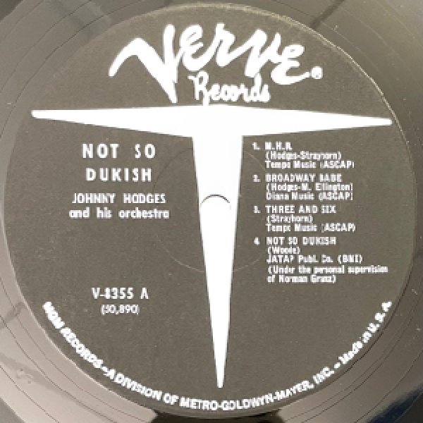 画像2: JOHNNY HODGES -  NOT SO DUKISH (2)