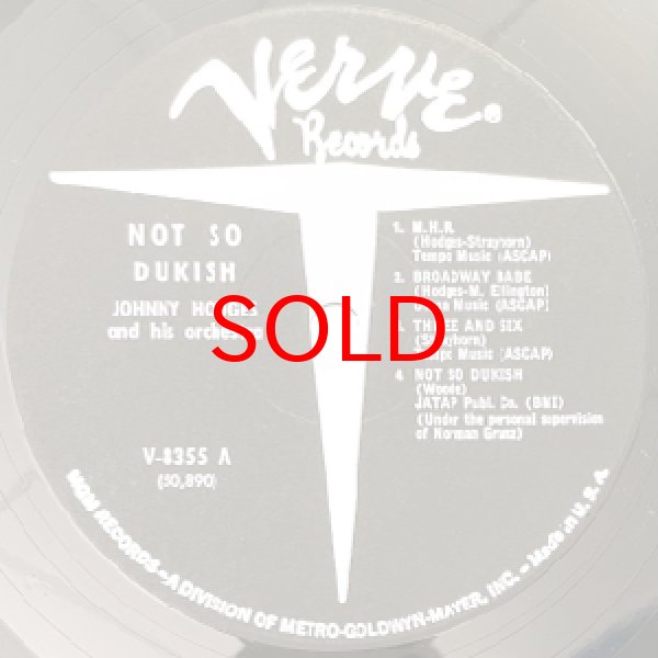 画像2: JOHNNY HODGES -  NOT SO DUKISH (2)