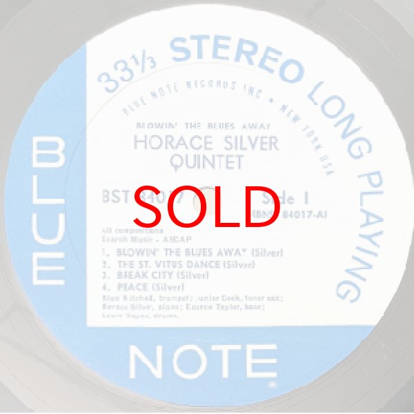 画像2: HORACE SILVER QUINTET & TRIO -  BLOWIN' THE BLUES AWAY (2)