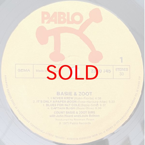 画像2: COUNT BASIE & ZOOT SIMS -  BASIE & ZOOT (2)