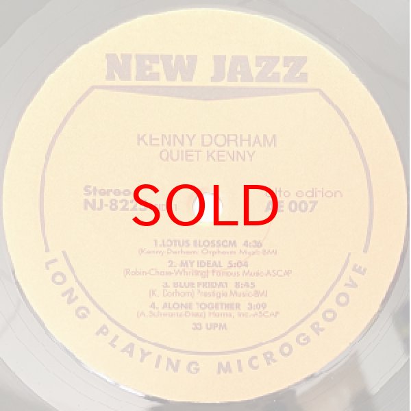 画像2: KENNY DORHAM -  QUIET KENNY (2)
