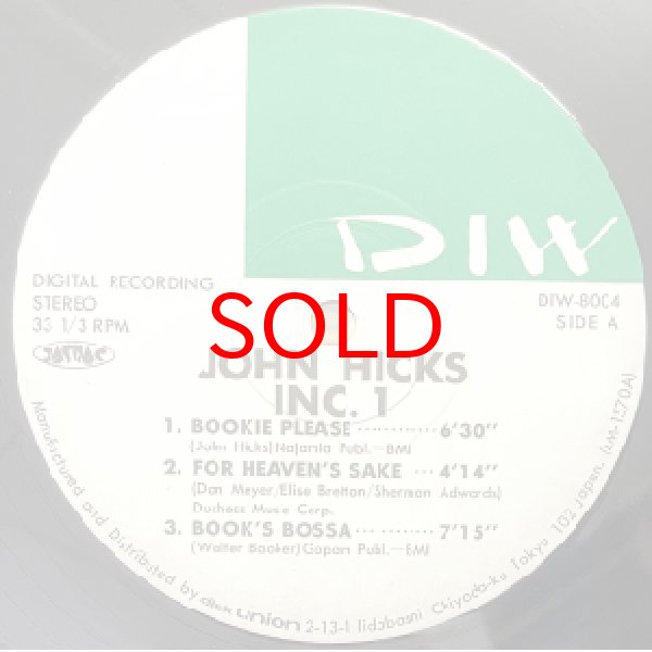 画像2: JOHN HICKS -  INC.1 (2)