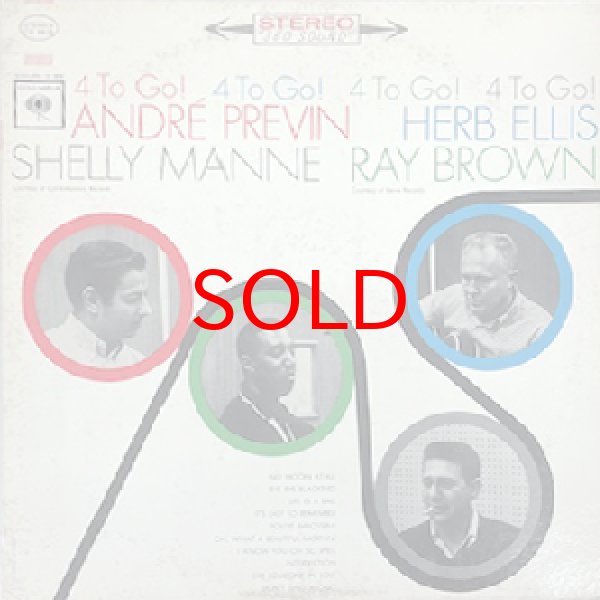 画像1: ANDRE PREVIN / HERB ELLIS -  4 TO GO ! (1)