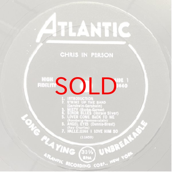 画像2: CHRIS CONNOR -  CHRIS IN PERSON (2)