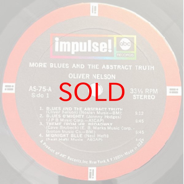 画像2: OLIVER NELSON -  MORE BLUES AND THE ABSTRACT TRUTH (2)