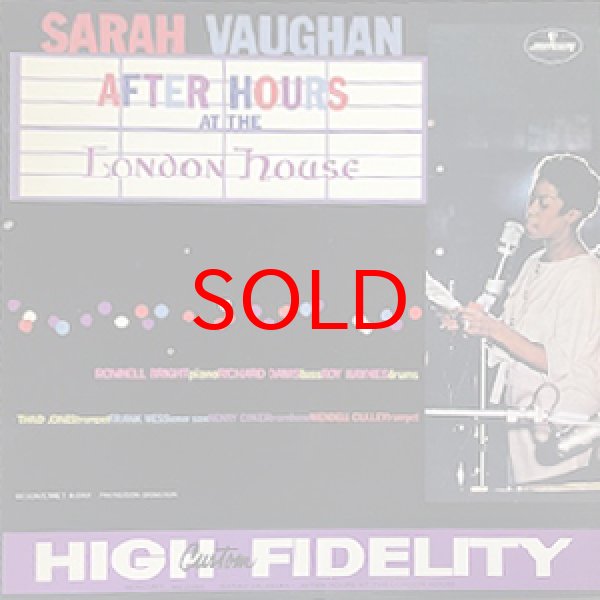 画像1: SARAH VAUGHAN -  AT THE LONDON HOUSE (1)