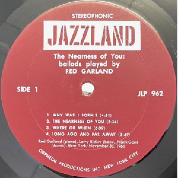 洋楽 Red Garland/The Nearness of You Ballads Red Garland – The Nearness Of You _ Ballads Played By Red