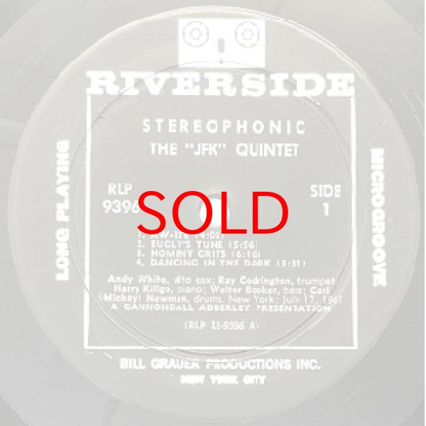 画像2: THE JFK QUINTET -  NEW JAZZ FRONTIERS FROM WASHINGTON (2)