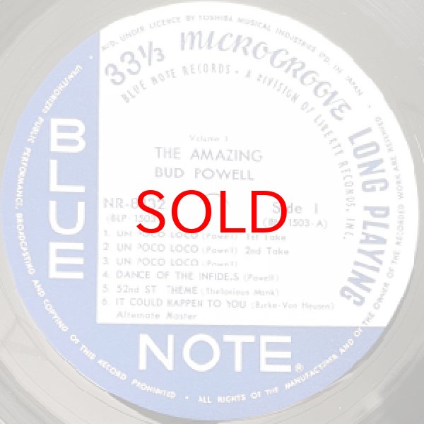 画像2: BUD POWELL -  THE AMAZING BUD POWELL VOL.1 (2)