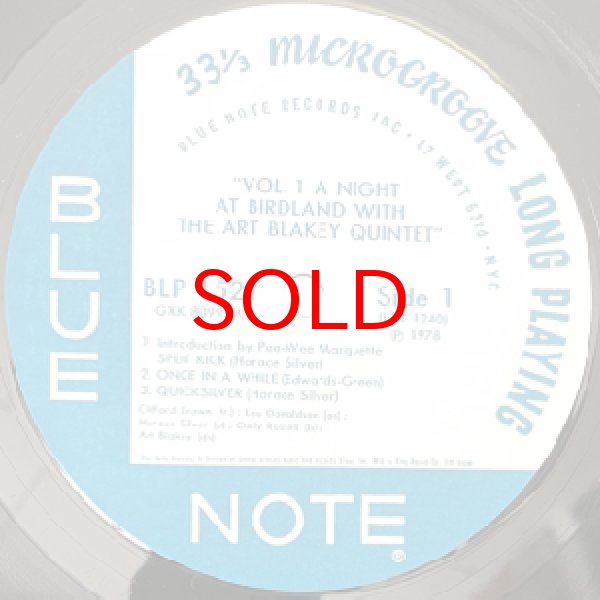 画像2: ART BLAKEY QUNITET -  A NIGHT AT BIRDLAND VOL.1 (2)
