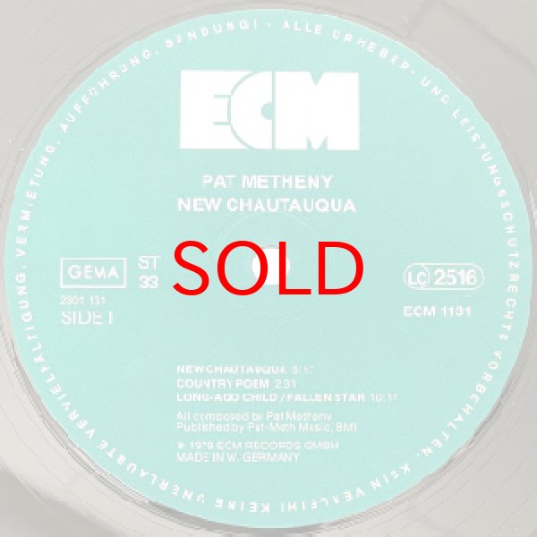 画像2: PAT METHENY -  NEW CHAUTAUQUA (2)