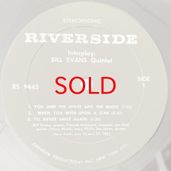 画像2: BILL EVANS QUINTET -  INTERPLAY (2)