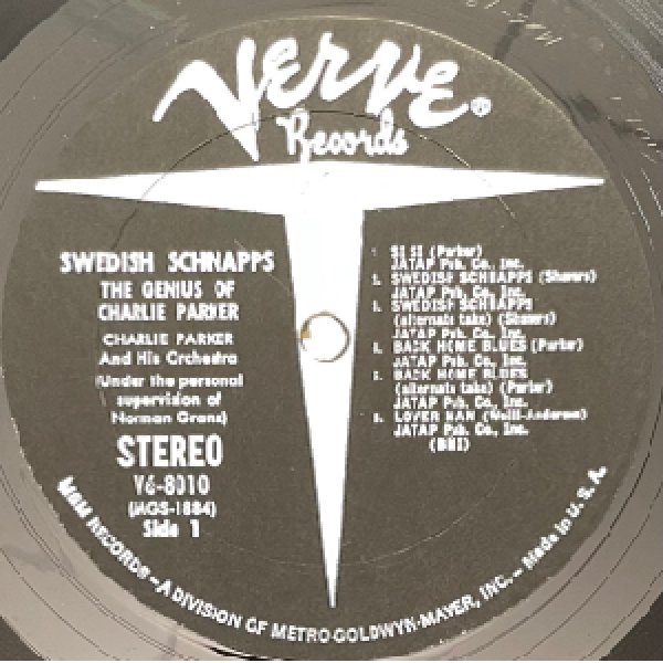 画像2: CHARLIE PARKER -  SWEDISH SCHNAPPS (2)