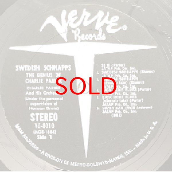画像2: CHARLIE PARKER -  SWEDISH SCHNAPPS (2)