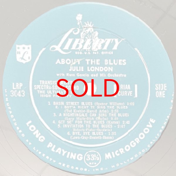 画像2: JULIE LONDON -  ABOUT THE BLUES (2)