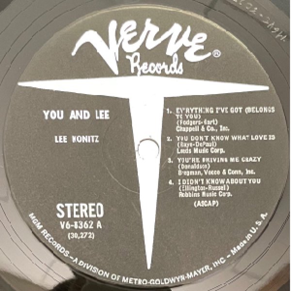 画像2: LEE KONITZ -  YOU AND LEE (2)