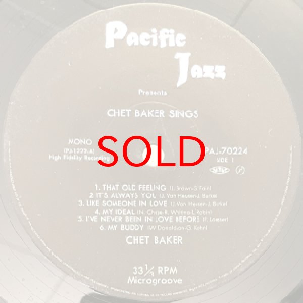 画像2: CHET BAKER -  CHET BAKER SINGS (2)
