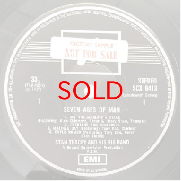 画像2: STAN TRACEY AND BIG BAND -  SEVEN AGES OF MAN (2)