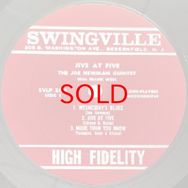 画像2: JOE NEWMAN QUINTET FEAT FRANK WESS -  JIVE AT FIVE (2)