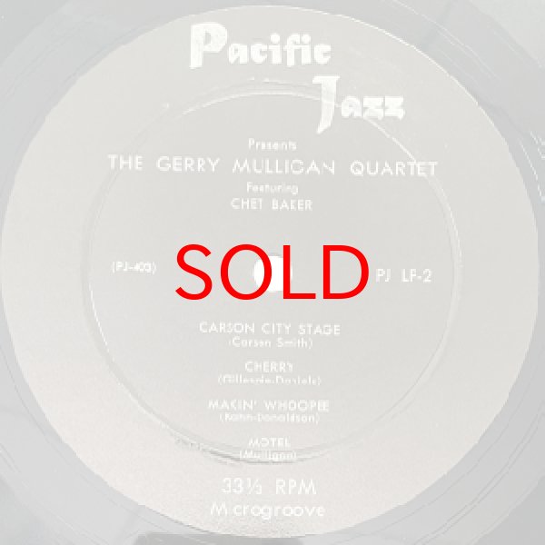 画像2: GERRY MULLIGAN / LEE KONITZ -  GERRY MULLIGAN QUARTET / LEE KONITZ WITH 【10INCH】 (2)