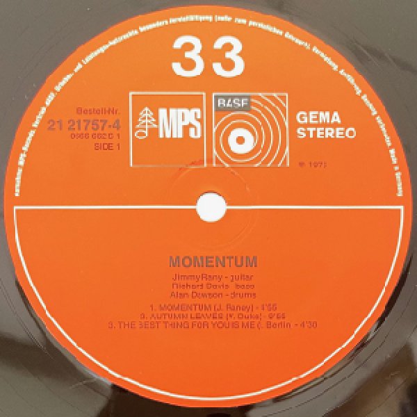 画像2: JIMMY RANEY -  MOMENTUM (2)