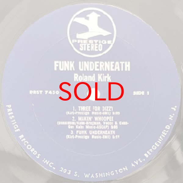 画像2: ROLAND KIRK -  FUNK UNDERNEATH (2)