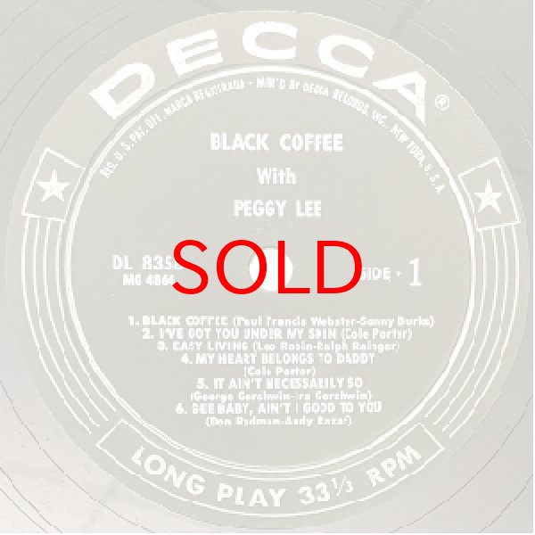 画像2: PEGGY LEE -  BLACK COFFEE (2)