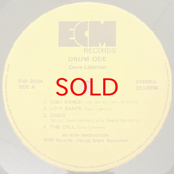 画像2: DAVE LIEBMAN -  DRUM ODE (2)