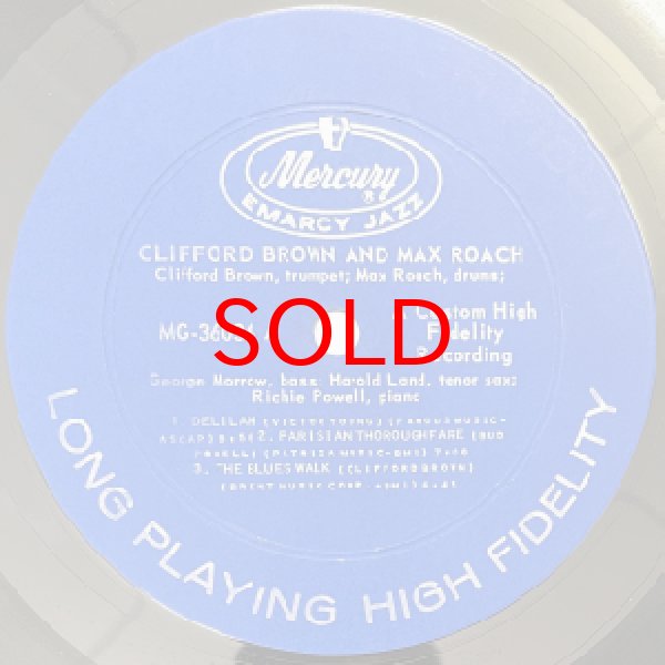 画像2: CLIFFORD BROWN AND MAX ROACH -  S / T (2)
