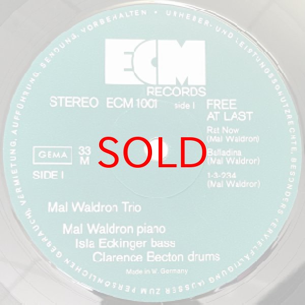 画像2: MAL WALDRON TRIO -  FREE AT LAST (2)