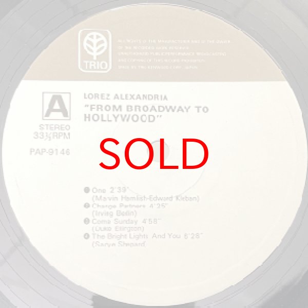 画像2: LOREZ ALEXANDRIA -  FROM BROADWAY TO HOLLYWOOD (2)
