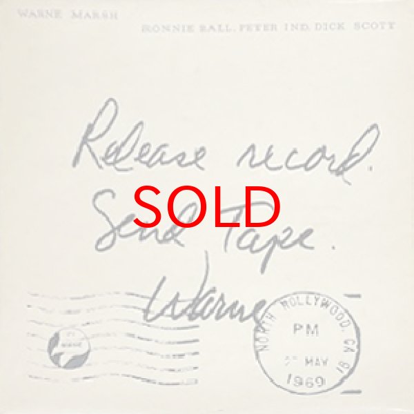 画像1: WARNE MARSH -  RELEASE RECORD SEND TAPE (1)