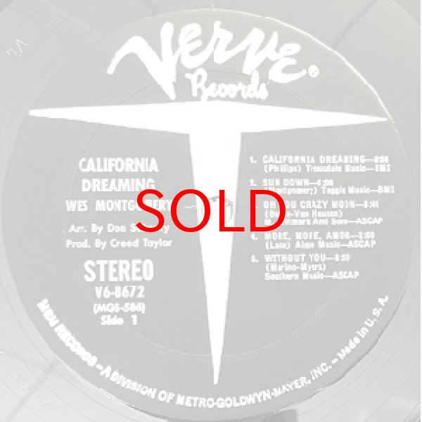 画像2: WES MONTGOMERY -  CALIFORNIA DREAMING (2)