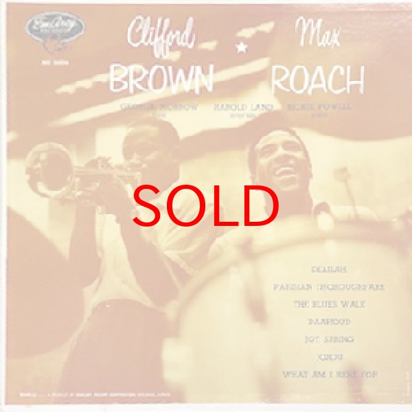 画像1: CLIFFORD BROWN AND MAX ROACH -  S / T (1)