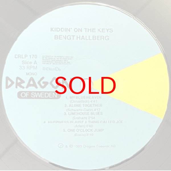 画像2: BENGT HALLBERG TRIO -  KIDDIN' ON THE KEYS (2)