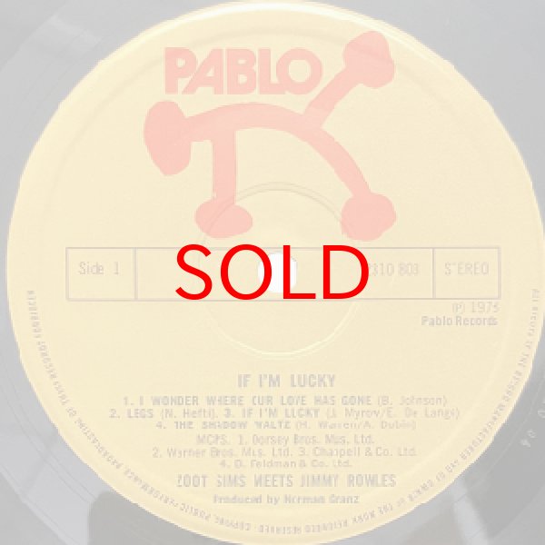 画像2: ZOOT SIMS -  IF I'M LUCKY  (2)