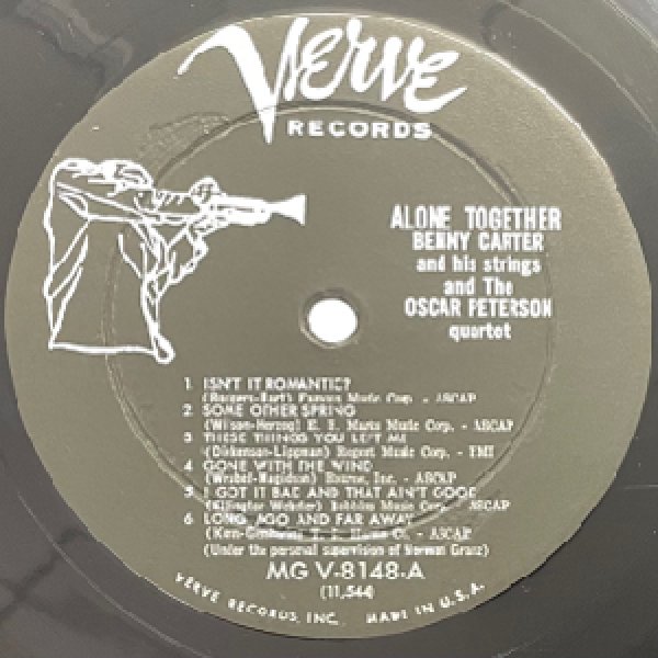 画像2: BENNY CARTER -  ALONE TOGETHER (2)