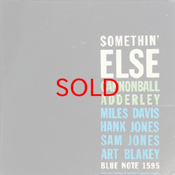 画像1: CANNONBALL ADDERLEY / MILES DAVIS -  SOMETHIN' ELSE (1)