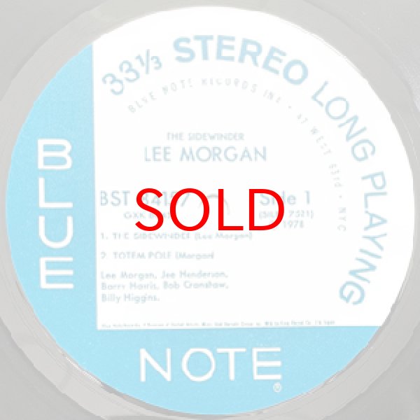 画像2: LEE MORGAN -  THE SIDEWINDER (2)
