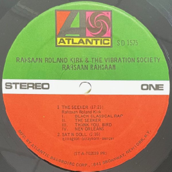 画像2: ROLAND KIRK -  RAHSAAN RAHSAAN (2)