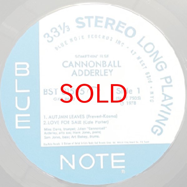 画像2: CANNONBALL ADDERLEY / MILES DAVIS -  SOMETHIN' ELSE (2)