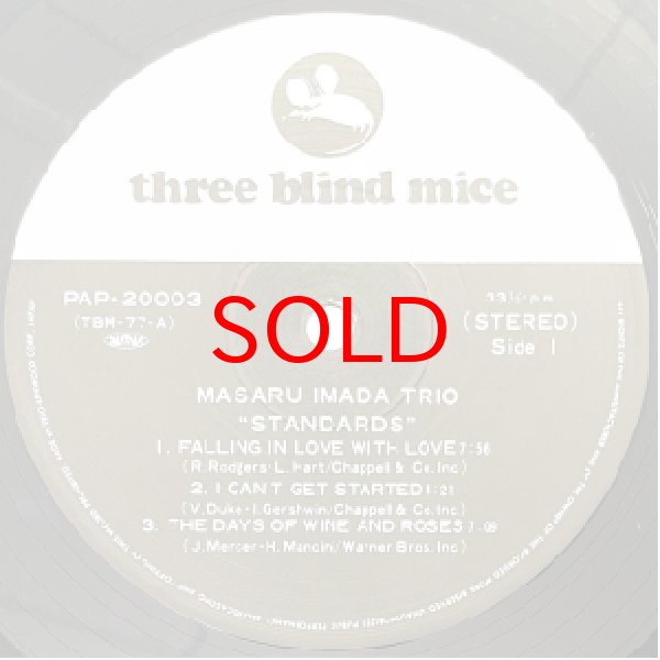 画像2: MASARU IMADA TRIO -  STANDARDS (2)