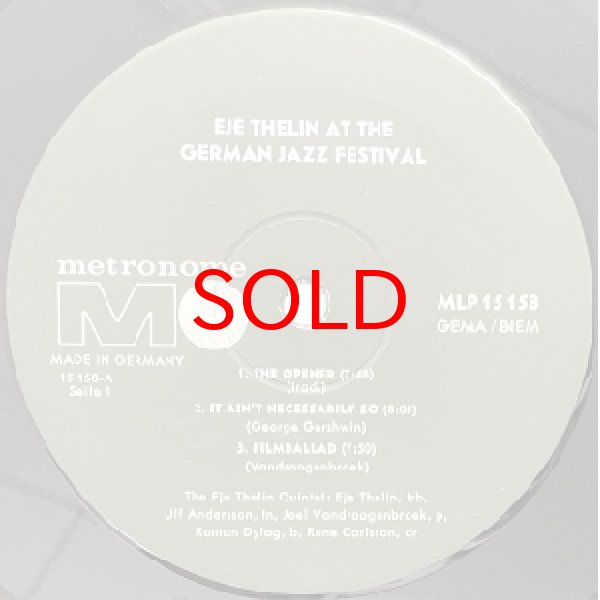 画像2: EJE THELIN -  AT THE GERMAN JAZZ FESTIVAL (2)