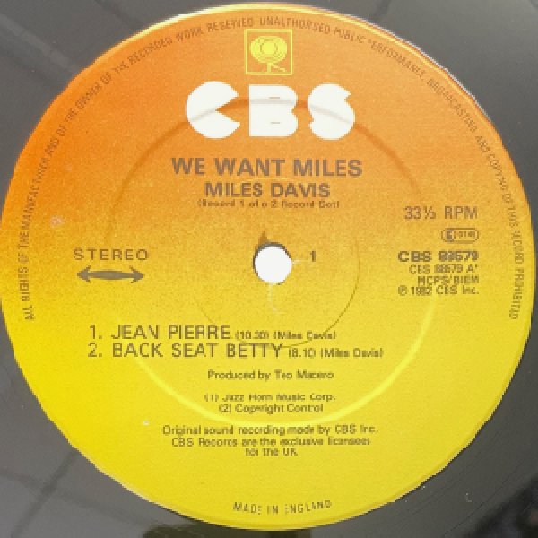 画像2: MILES DAVIS -  WE WANT MILES (2)