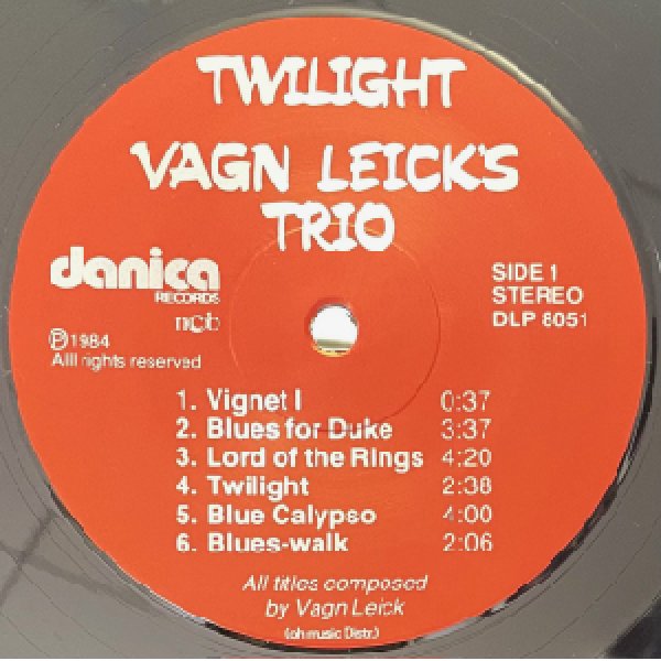 画像2: VAGN LEICK TRIO -  TWILIGHT (2)