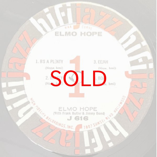 画像2: ELMO HOPE -  WITH FRANK BUTLER AND JIMMY BOND (2)