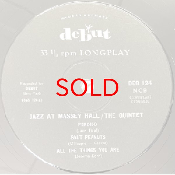 画像2: CHARLIE PARKER / DIZZY GILLESPIE -  JAZZ AT MASSEY HALL (2)