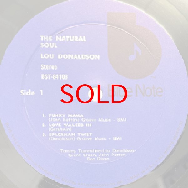 画像2: LOU DONALDSON -  THE NATURAL SOUL (2)