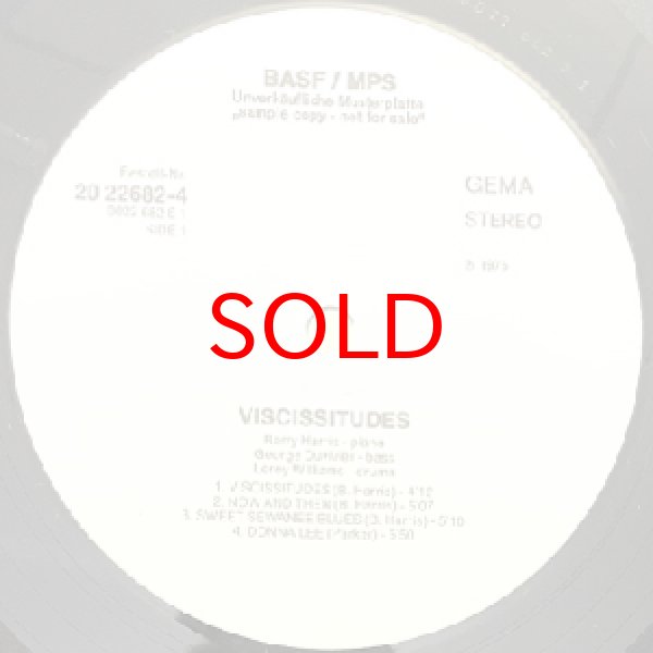 画像2: BARRY HARRIS TRIO -  VICISSITUDES (2)